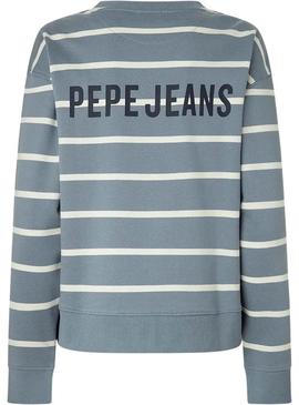 Moletom Pepe Jeans Biridiana azul para mulher.