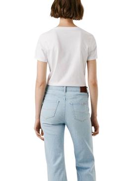 Camisa Pepe Jeans Bero branca para mulher