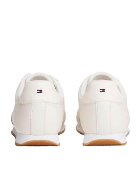 Sapatilhas Tommy Hilfiger Heritage Runner branco para mulher.