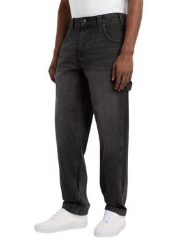 Calça jeans preta Dickies Garyville para homem.