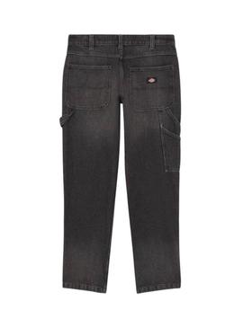 Calça jeans preta Dickies Garyville para homem.