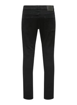 Calça Only and Sons Loom preta para homem