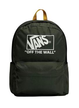 Mochila Vans Old Skool verde para homem.