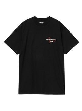 Camiseta Carhartt Wiptopia preta para homem.