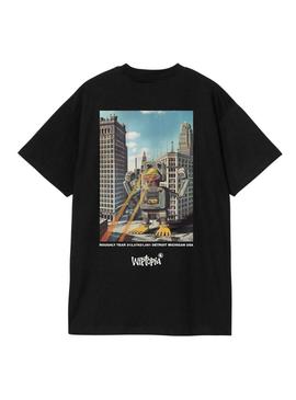 Camiseta Carhartt Wiptopia preta para homem.