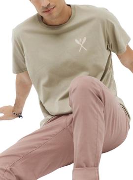 Camiseta El Pulpo Palas verde para homem.