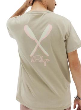 Camiseta El Pulpo Palas verde para homem.