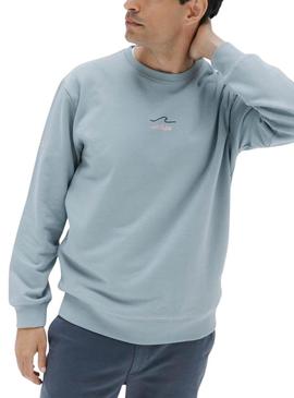 Moletom O Polvo O Mar Azul para homem