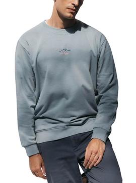 Moletom O Polvo O Mar Azul para homem