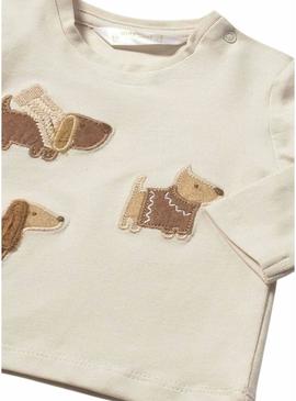 Conjunto de 2 camisetas Mayoral para bebê.