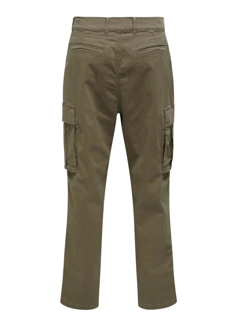 Calça Only and Sons Wills verde para homem