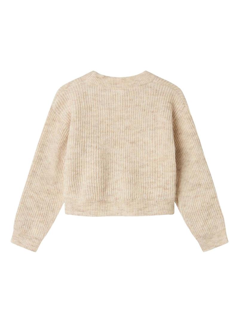 Nome da camisola Jersey Name It Holly boxy bege para menina