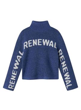 Nome da camisola Jersey Name It Nuva azul para menina.