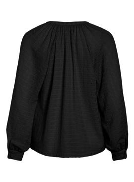 Blusa Vila Vibabera preta para mulher