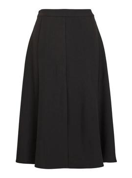 Saia Vila Vijiu midi preta para mulher.