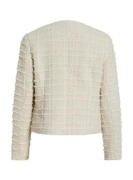 Jaqueta Vila Vilikey bege para mulher