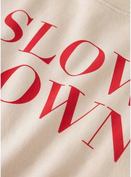 Moletom Name It Noriana bege para menina