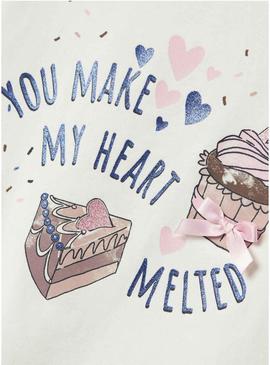 Camisola Name It Nichola beige para menina