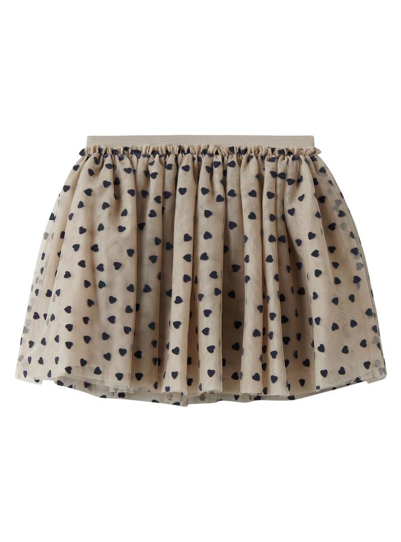 Saia Name It Nea de tule bege para menina