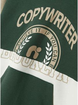 Moletom Name It Nola verde para menino.