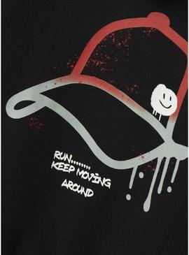 Moletom Name It Notus preto para menino