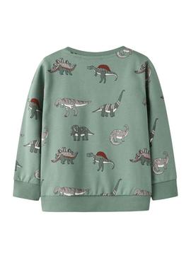 Moletom Name It Nenean verde para menino