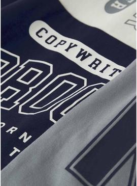 Camiseta Name It Nivan azul para menino