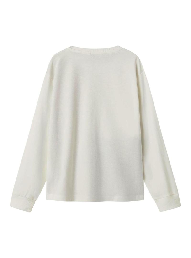 Camiseta Name It Nivan bege para menino.