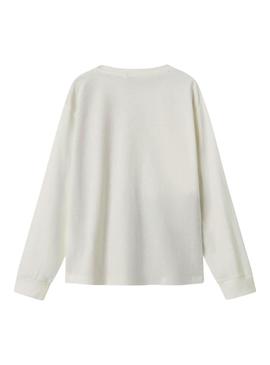 Camiseta Name It Nivan bege para menino.