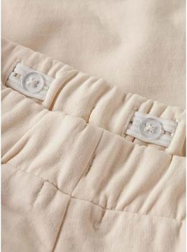 Calças largas Name It Noriana bege para menina