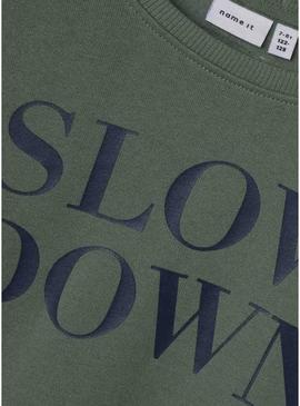 Moletom Name It Nello verde para menino