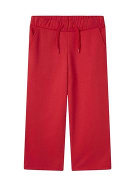 Calças largas Name It Noriana vermelhas para menina