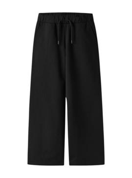 Calças largas Name It Noriana negras para menina