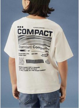 Camiseta Name It Nelson Bege para menino