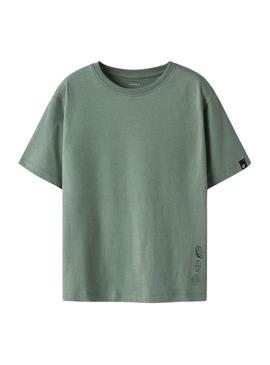 Camisola Name It Nelson verde para menino.