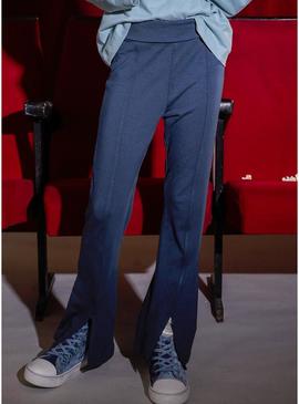 Leggings Mayoral cintura dobrada azul para menina