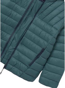 Jaqueta leve acolchoada verde da Mayoral para menino.