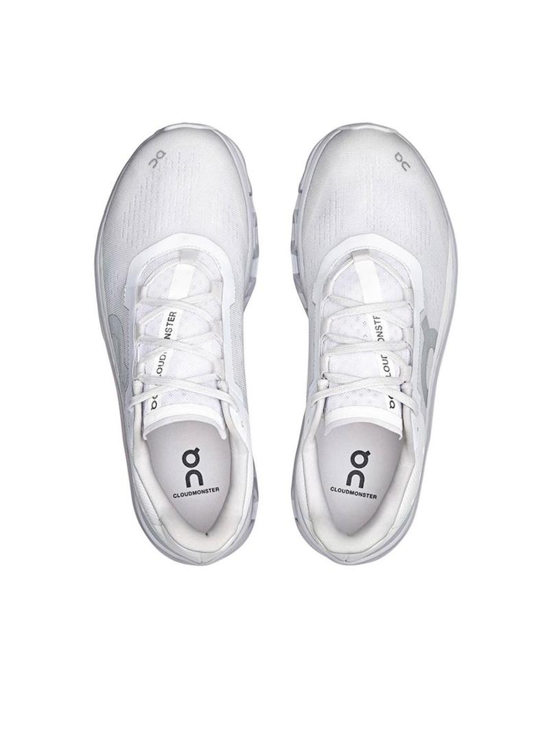 Tênis On Cloudmosnter branco para homem.