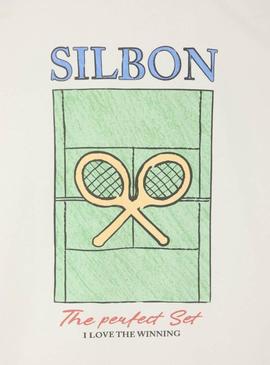 Camisa Silbon Perfect Set bege para homem.