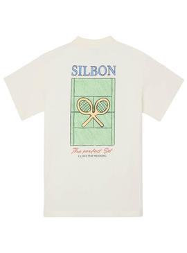 Camisa Silbon Perfect Set bege para homem.