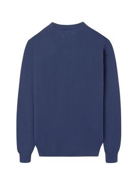 Camisola Silbon Raqueta azul para homem.