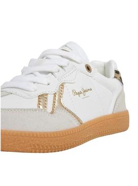 Sapatos Pepe Jeans Ball branco para menina.