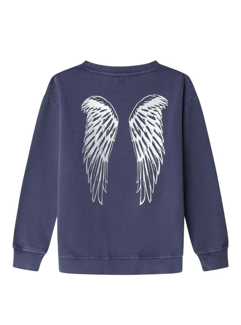 Moletom Pepe Jeans Alissa azul marinho para menina