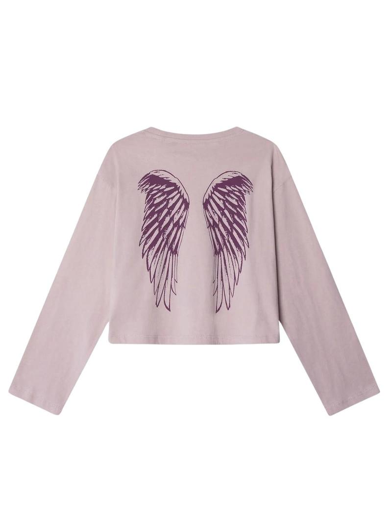 Camiseta Pepe Jeans Ally rosa para menina