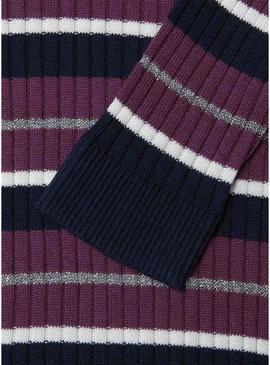 Camisola listrada de malha da Pepe Jeans para menina.