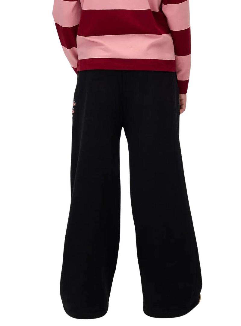 Calça esportiva preta Calvin Klein para menina.