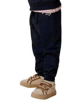 Calça de fato de treino Name It Linka azul marinho para menina