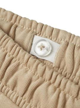 Calça de fato de treino Name It Nyree em tom de tostado para criança.