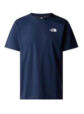 Camisa The North Face Box azul para homem