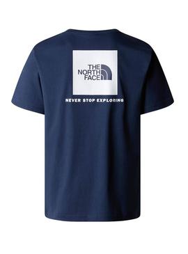 Camisa The North Face Box azul para homem